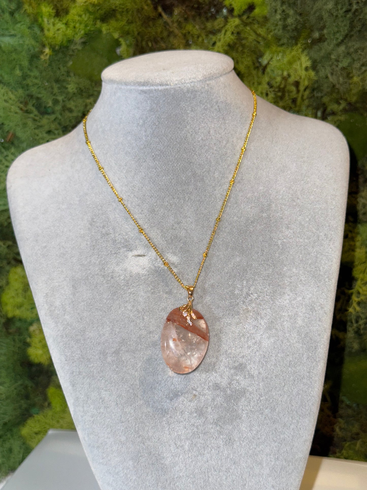 Feuerquarz Anhänger