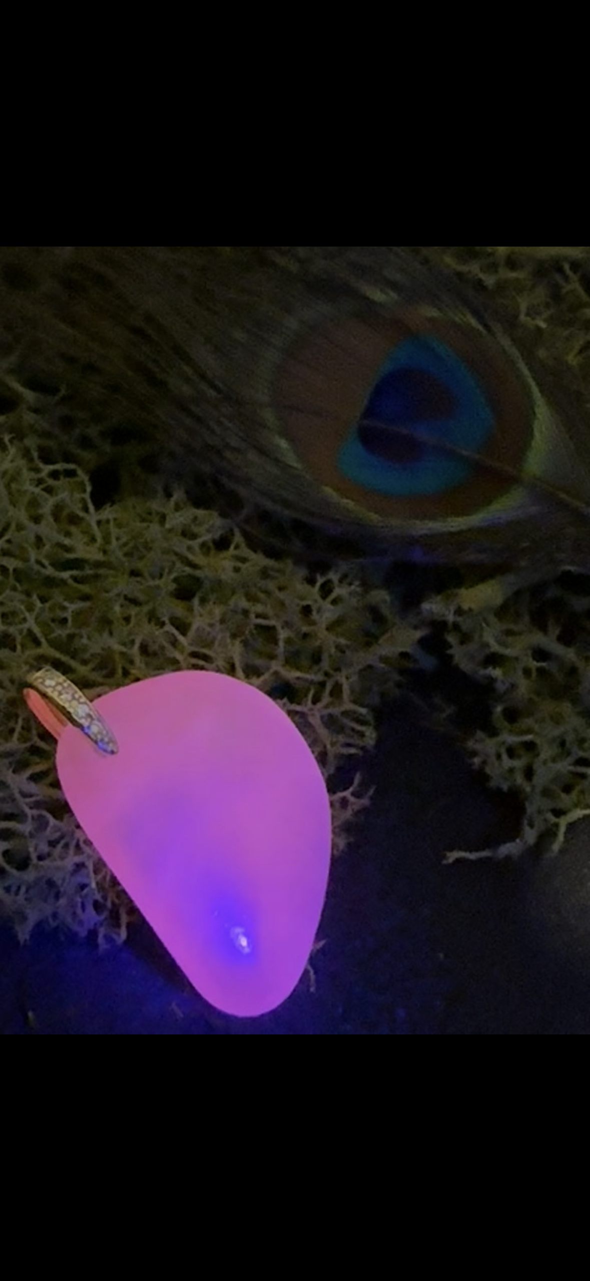 Manganocalcit Anhänger