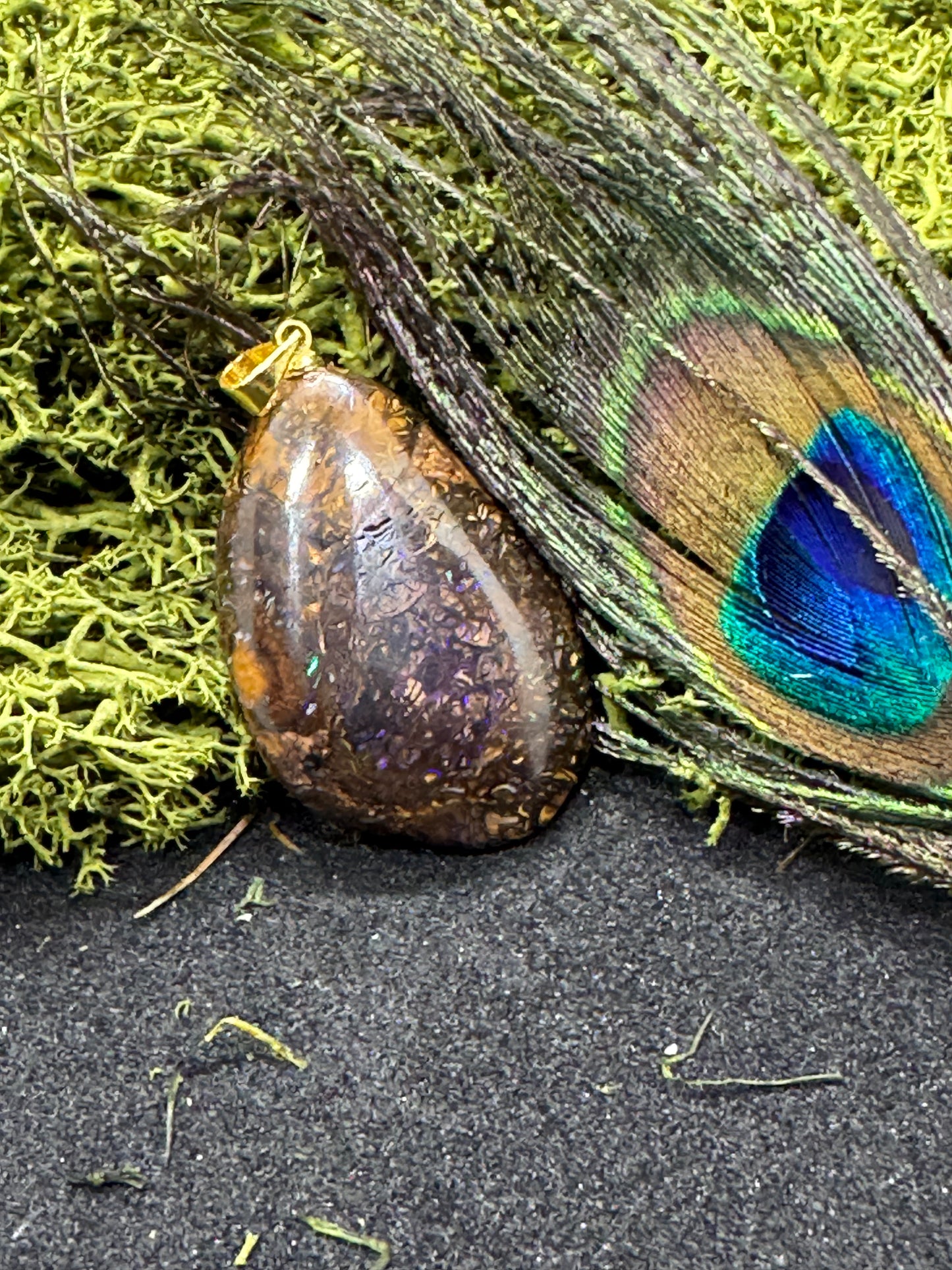 Boulder Opal Anhänger