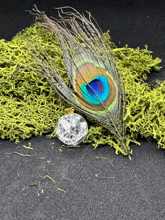 Bergkristallkugel Anhänger